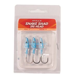 RYUJI SNAKE SHAD JIG HEAD,10GR (3 AD)