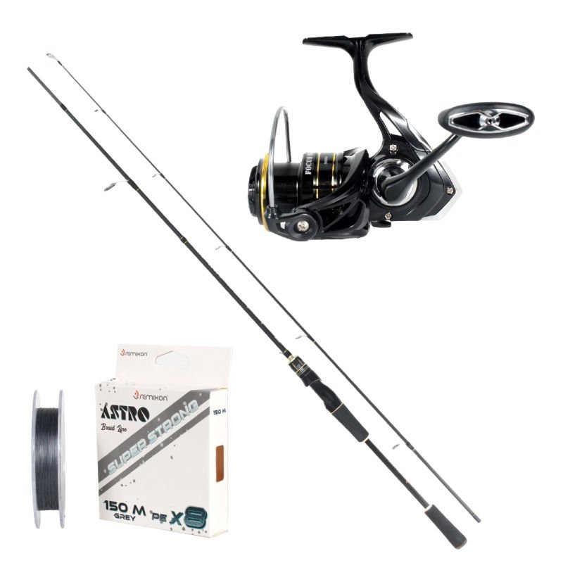 REMIXON FOCUS BG 2.70M 5-35GR 2P KAMIŞ+BG4000M 5+1BB MAKARA, SET