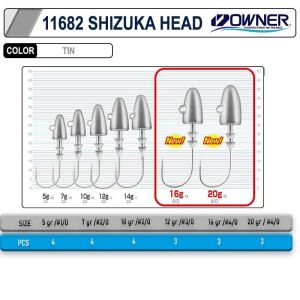 Cultiva 11682 Shizuka Jig Head 5GR