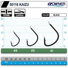 Owner 50116 Kaizu Black İğne