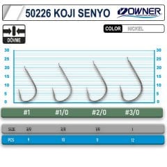 Owner 50226 Koji Senyo White İğne