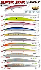 Wily Süper Star 18.5 cm Maket Balık 36 gr (Sinking)