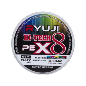 Ryuji Hi-Tech X8 150m Multi Color İp Misina