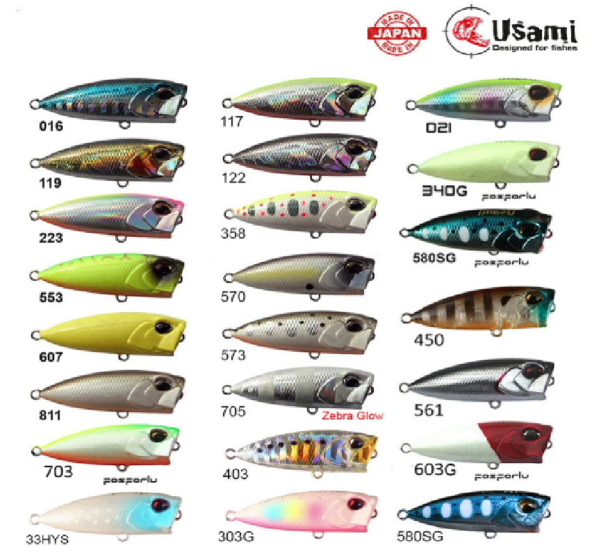 Usami Snoopy 40F Popper 3.1 G Maket Balık