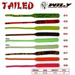 Wily Tailed Lrf Silikon Yem 5.5 cm 0.4 gr