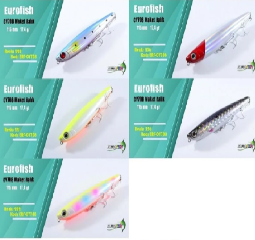 Aragon Cy708 115mm 17,4GR Maket Balık RENK 236