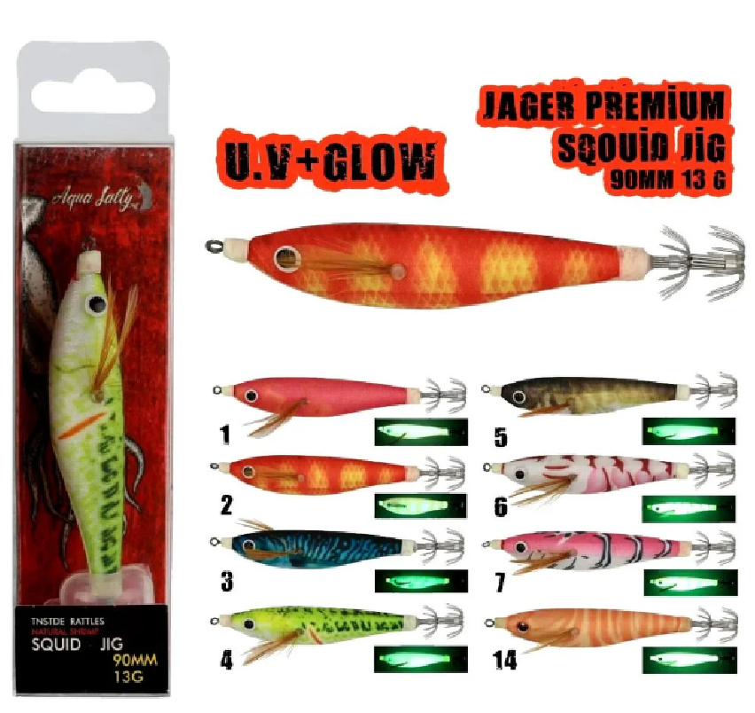 Jager Squid Jig Kalamar Zokası 90mm 13Gr